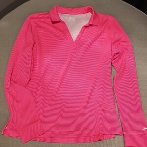 Slazenger Golf Vibrant Pink Long Sleeve Top